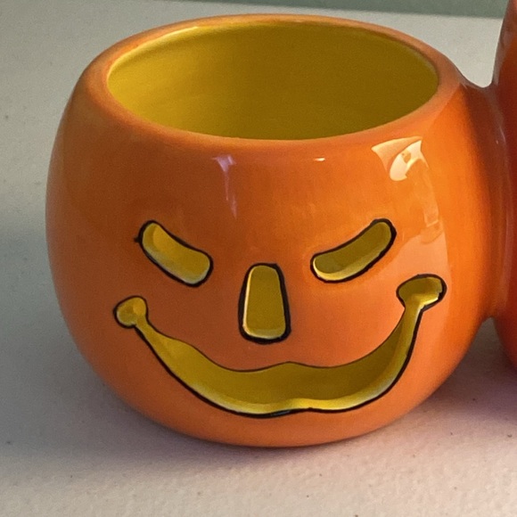The White Barn Candle Co Pumpkin Jack O Lanterns Boo Votive Candle Holder - Picture 7 of 11